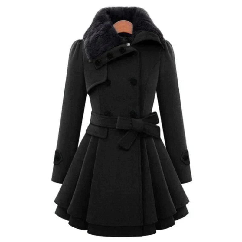 Women's Vintage Flair Trench Coat