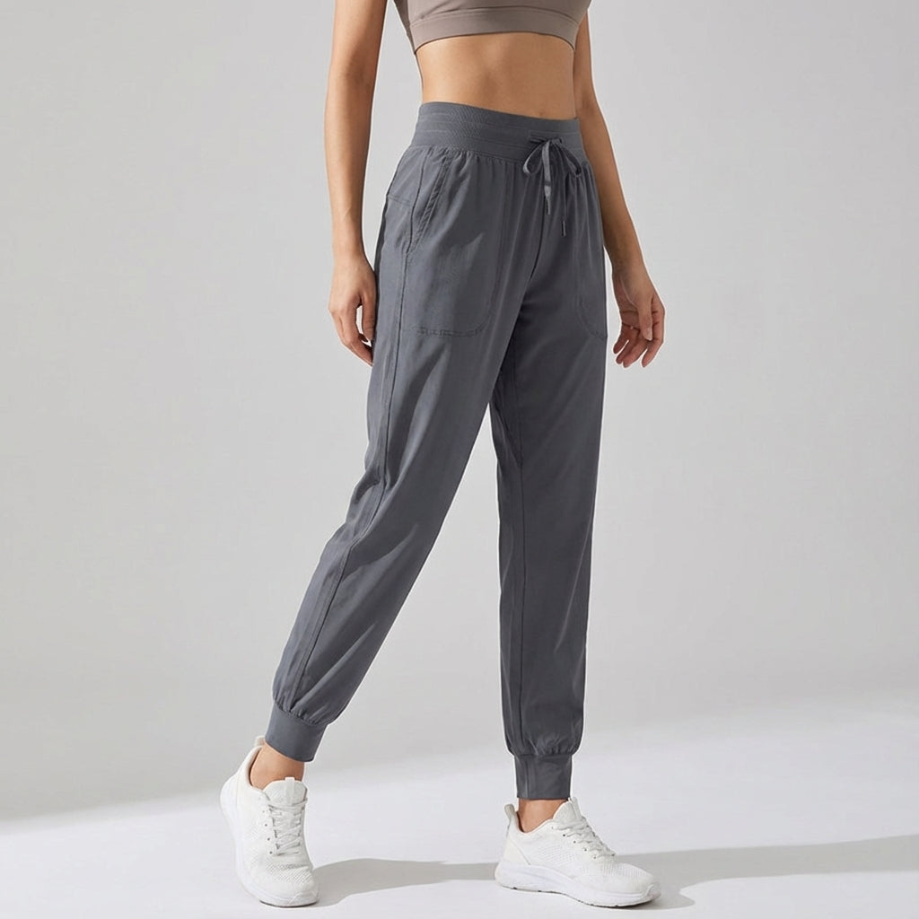 Women's Relaxed High Rise Cuffed Ankle Sweatpants