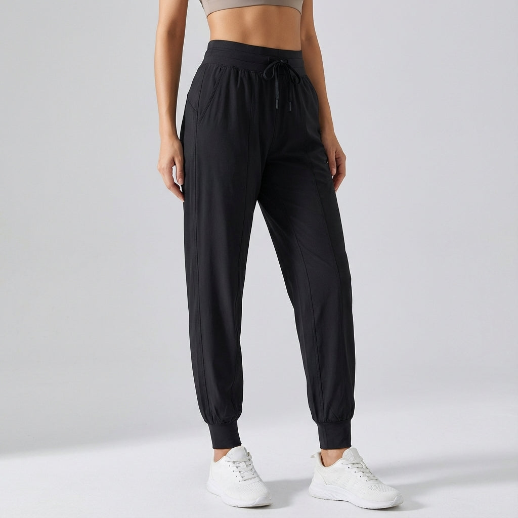 Women's Relaxed High Rise Cuffed Ankle Sweatpants