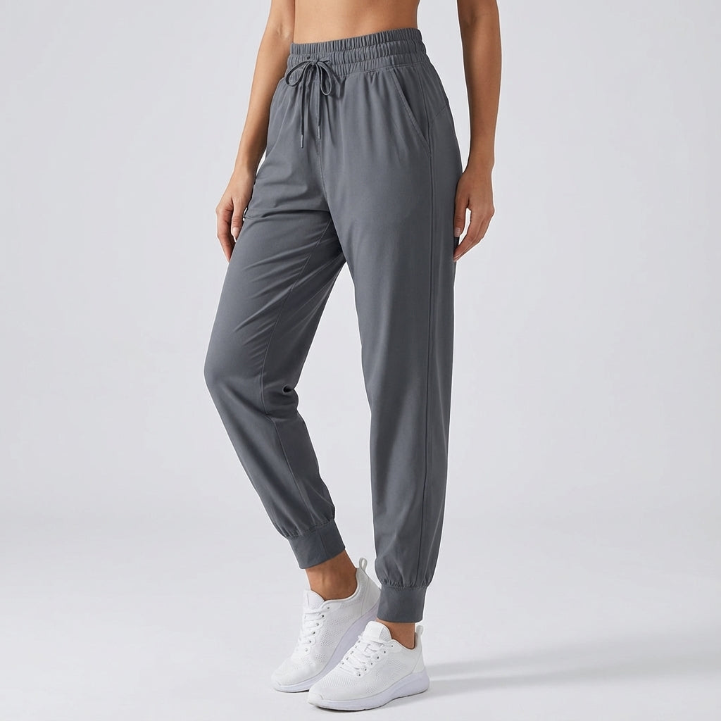Women's Relaxed High Rise Cuffed Ankle Sweatpants