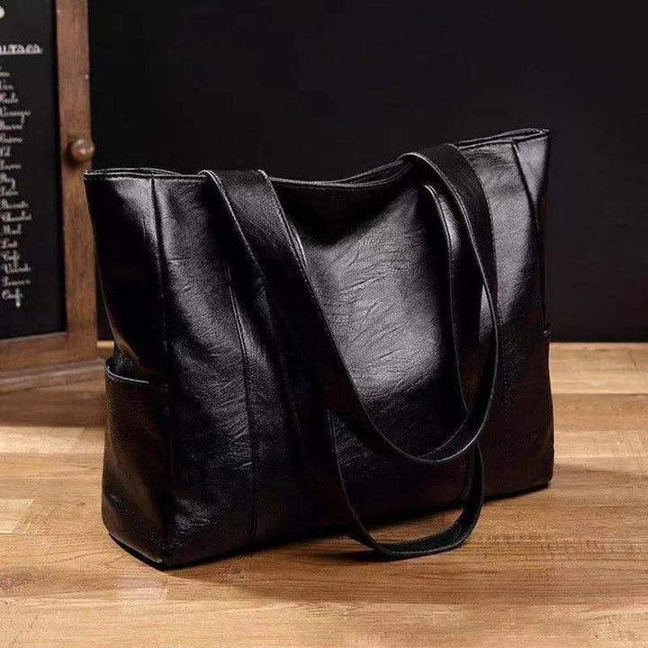 Women's Large-Capacity Vintage Leather Shoulder Tote Bag