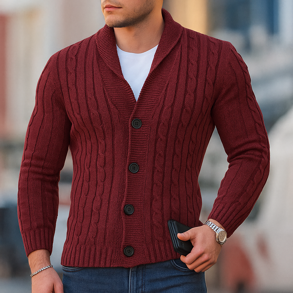 Men's Cozy Knitted Classic Cardigan