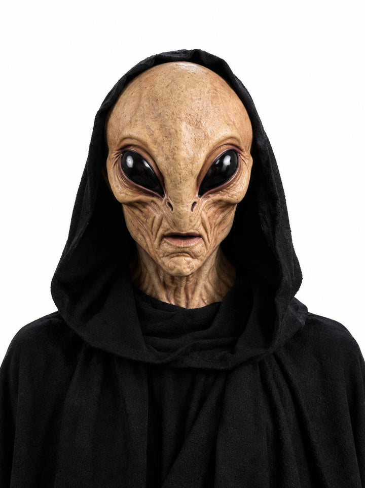 Halloween's Full Head Alien Latex Mask for Costume Parties