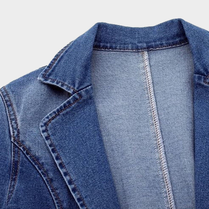 Women's Chic Denim Blazer