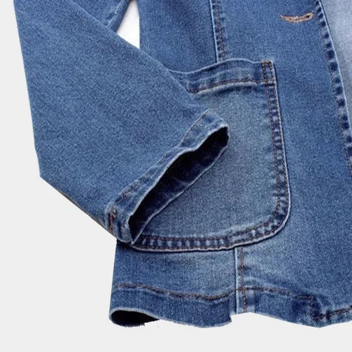 Women's Chic Denim Blazer