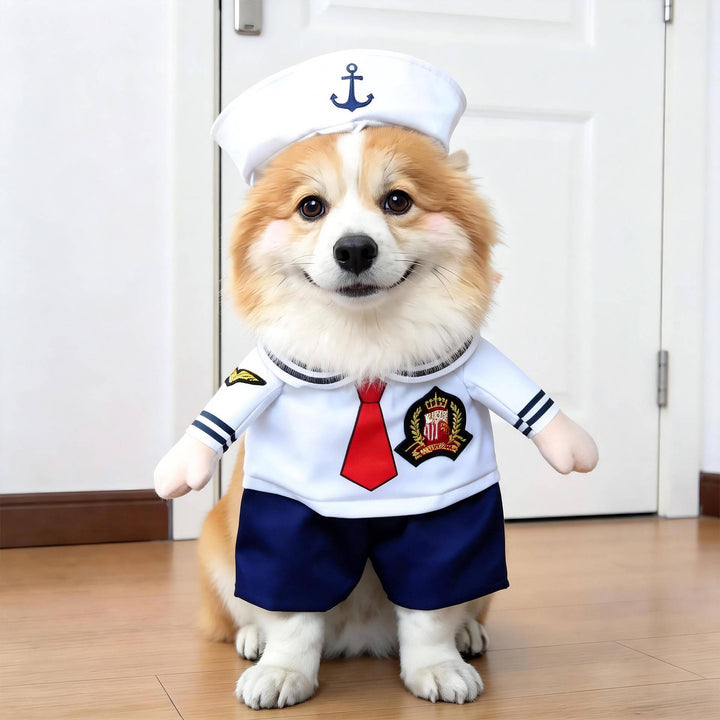 Halloween's Creepy Dog Costume with Padded Arms for Trick or Treating