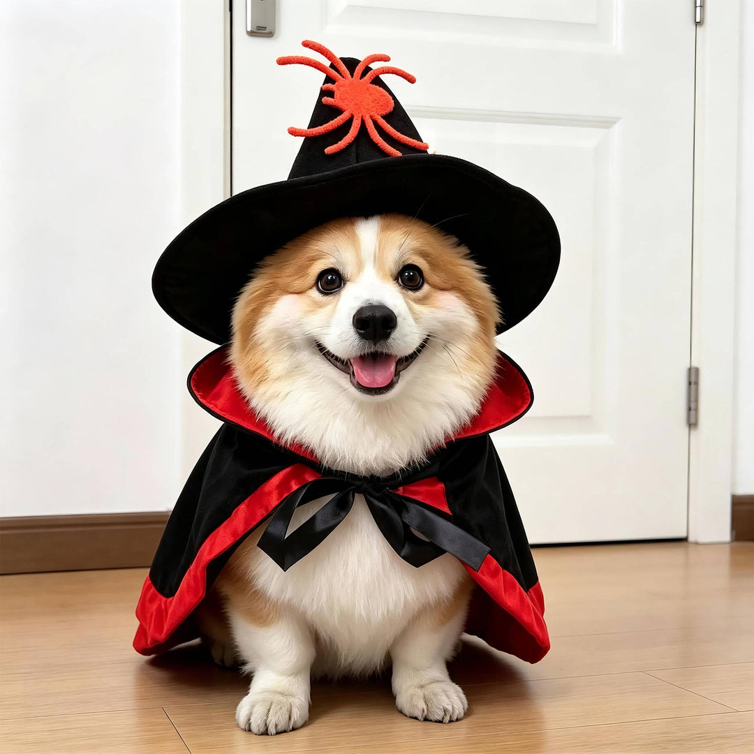 Halloween's Creepy Dog Costume with Padded Arms for Trick or Treating