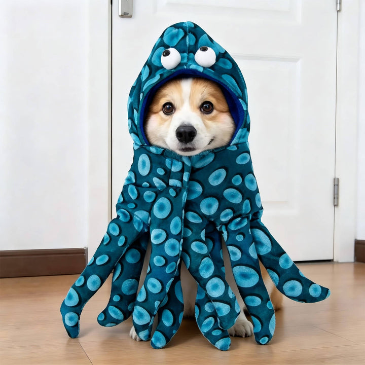 Halloween's Creepy Dog Costume with Padded Arms for Trick or Treating