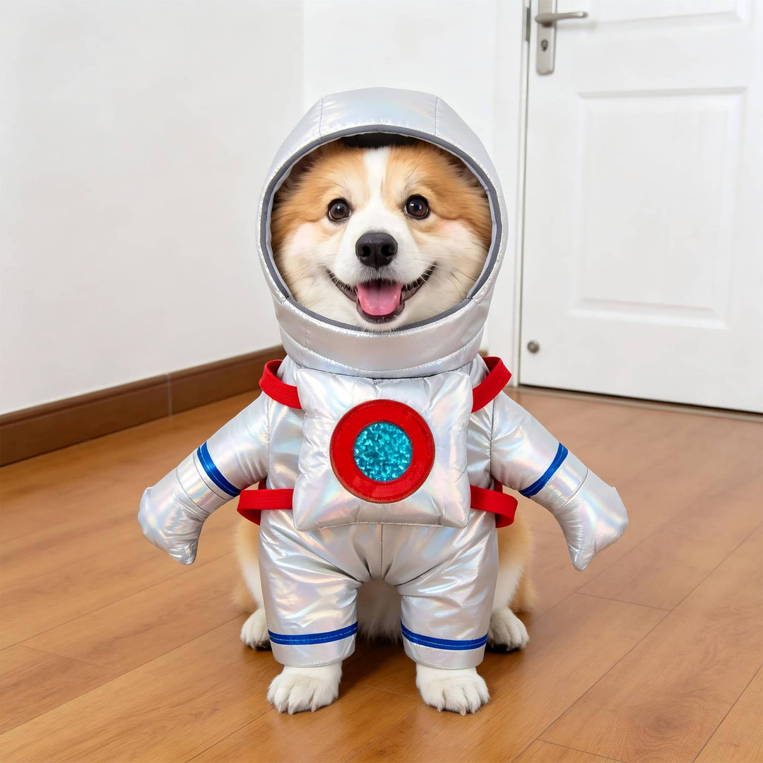 Halloween's Creepy Dog Costume with Padded Arms for Trick or Treating