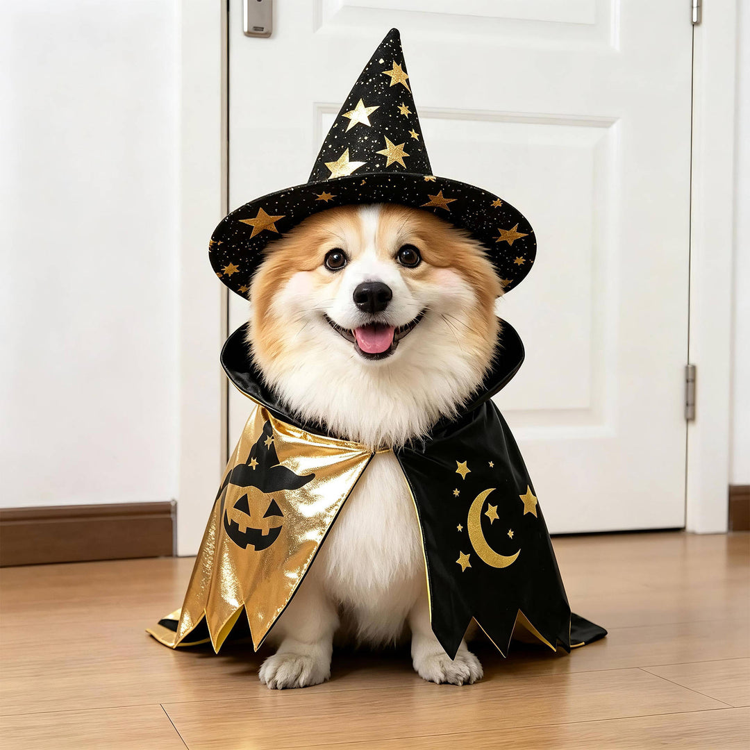 Halloween's Creepy Dog Costume with Padded Arms for Trick or Treating