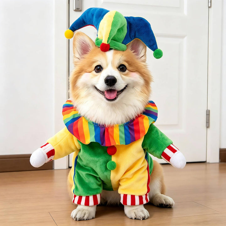 Halloween's Creepy Dog Costume with Padded Arms for Trick or Treating