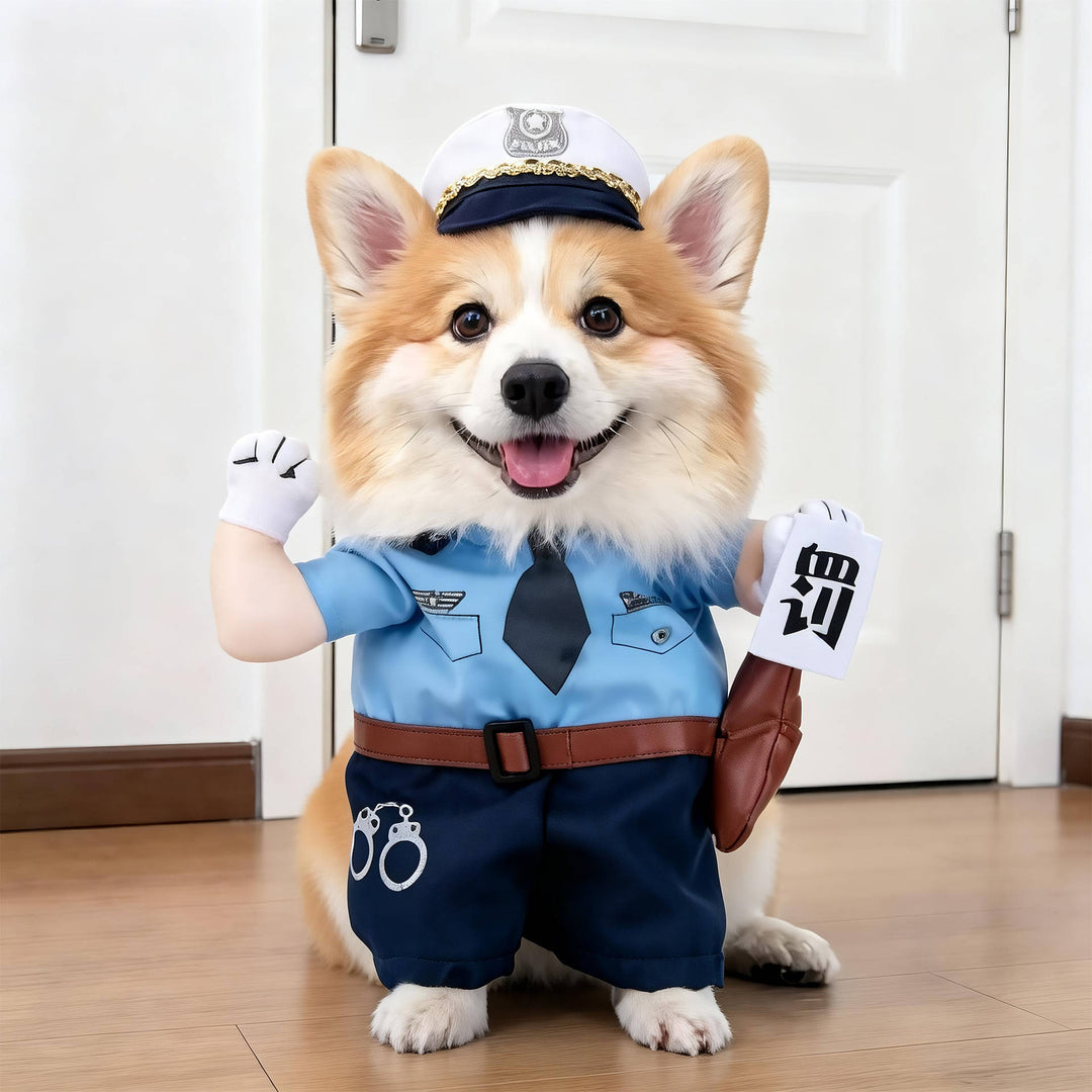 Halloween's Creepy Dog Costume with Padded Arms for Trick or Treating