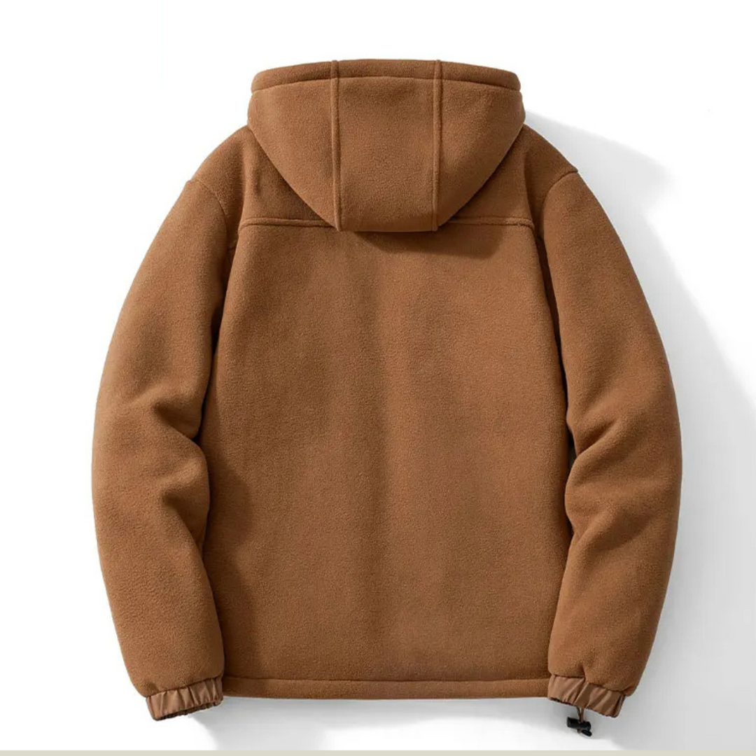 Men's Fleece Feeder Hooded Jacket for Ultimate Comfort and Warmth