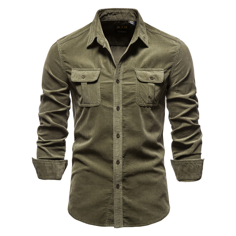 Men's Slim-Fit Dress Shirt for Stylish Casual Wear