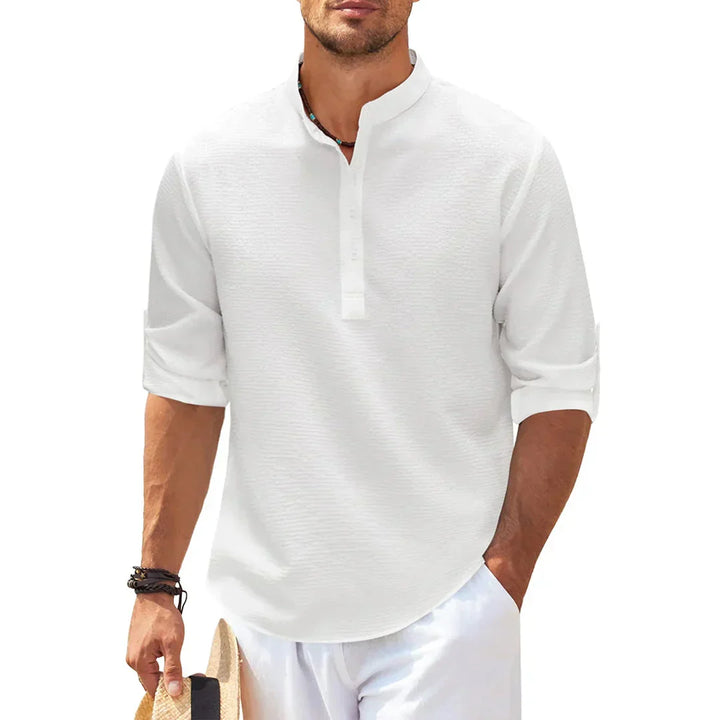 Men's Casual Shirt for Everyday Elegance with a Relaxed Fit