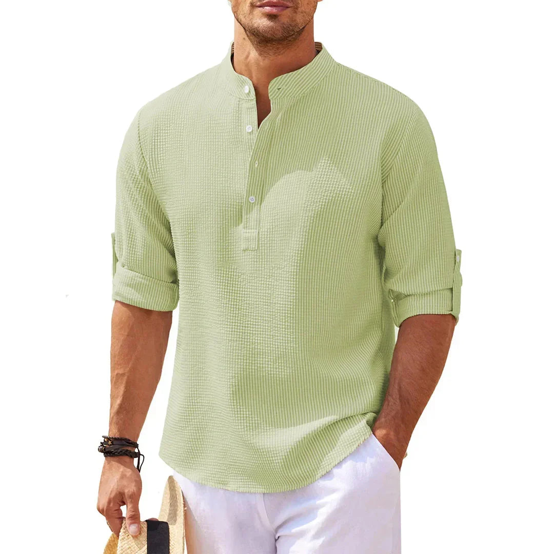 Men's Casual Shirt for Everyday Elegance with a Relaxed Fit