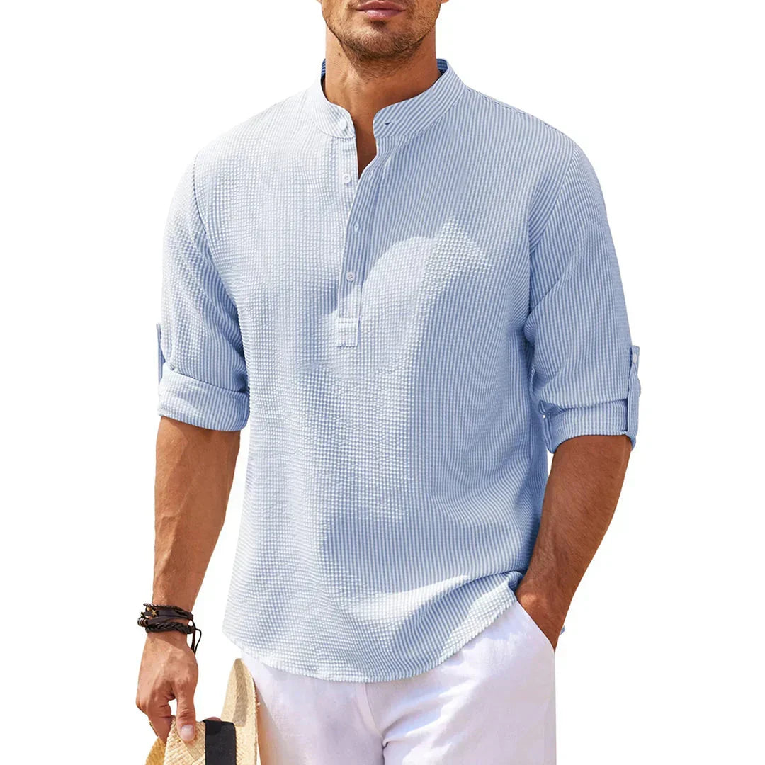 Men's Casual Shirt for Everyday Elegance with a Relaxed Fit