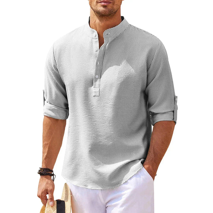 Men's Casual Shirt for Everyday Elegance with a Relaxed Fit