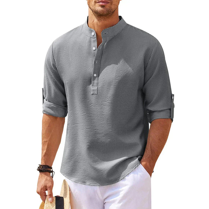 Men's Casual Shirt for Everyday Elegance with a Relaxed Fit