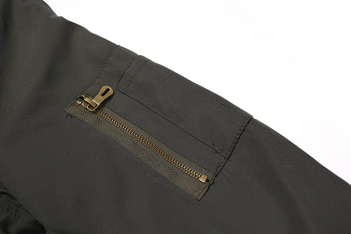 Men's Tactical Bomber Jacket for Outdoor and Casual Wear