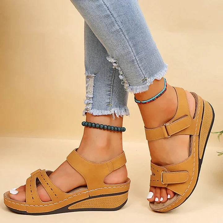 Alena | Women's Slip-On Wedge Sandals