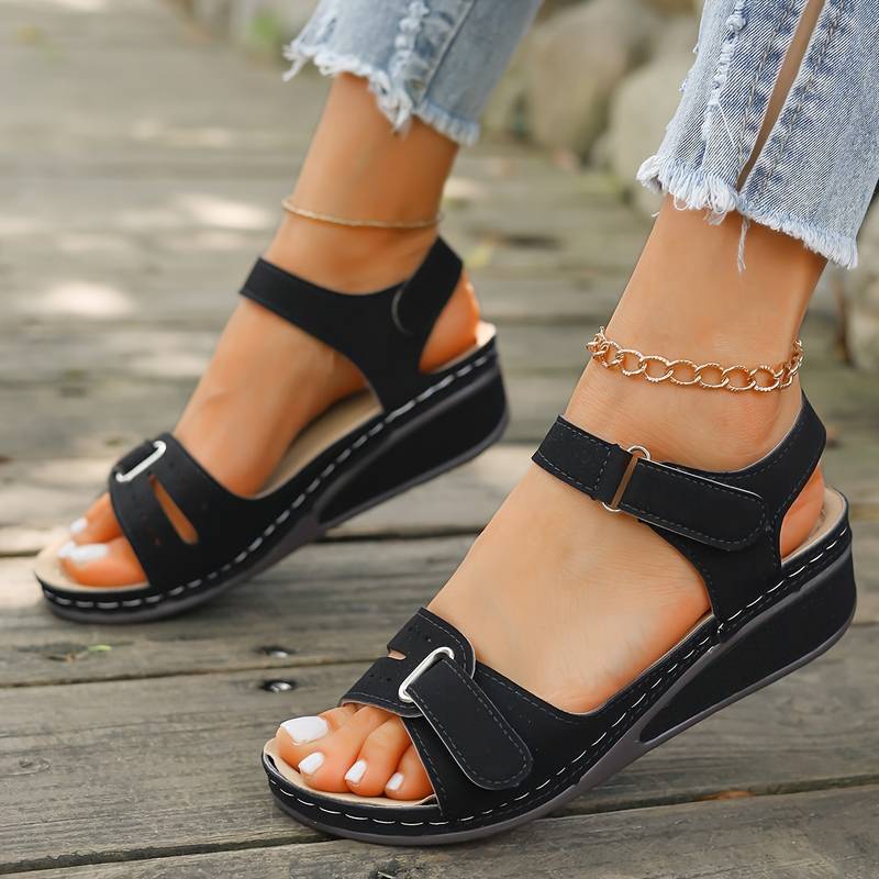 Alena | Women's Slip-On Wedge Sandals