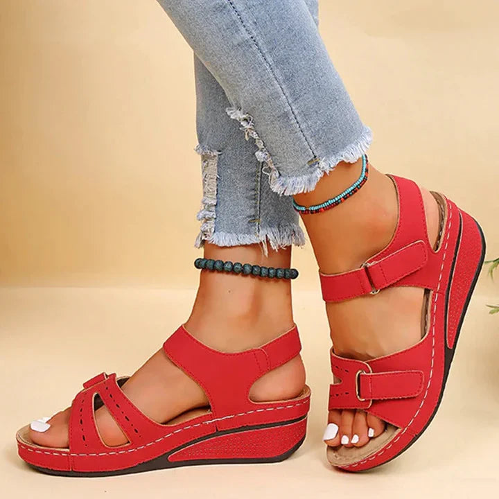 Alena | Women's Slip-On Wedge Sandals