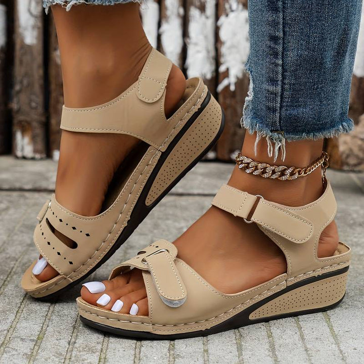 Alena | Women's Slip-On Wedge Sandals