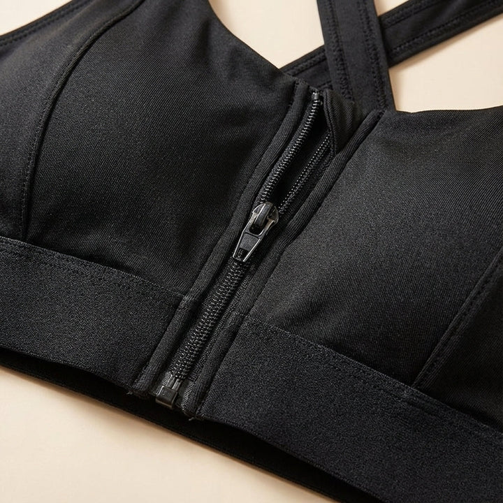 Chloe | Women's Sports Bra with Zipper