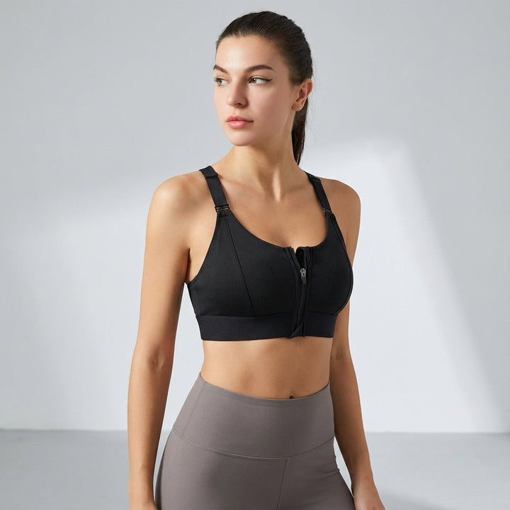 Chloe | Women's Sports Bra with Zipper
