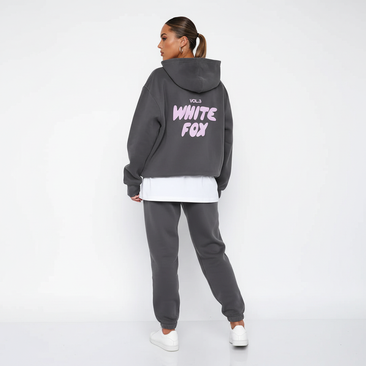 Women's Cotton Blend Tracksuit - Comfortable and Stylish Outfit