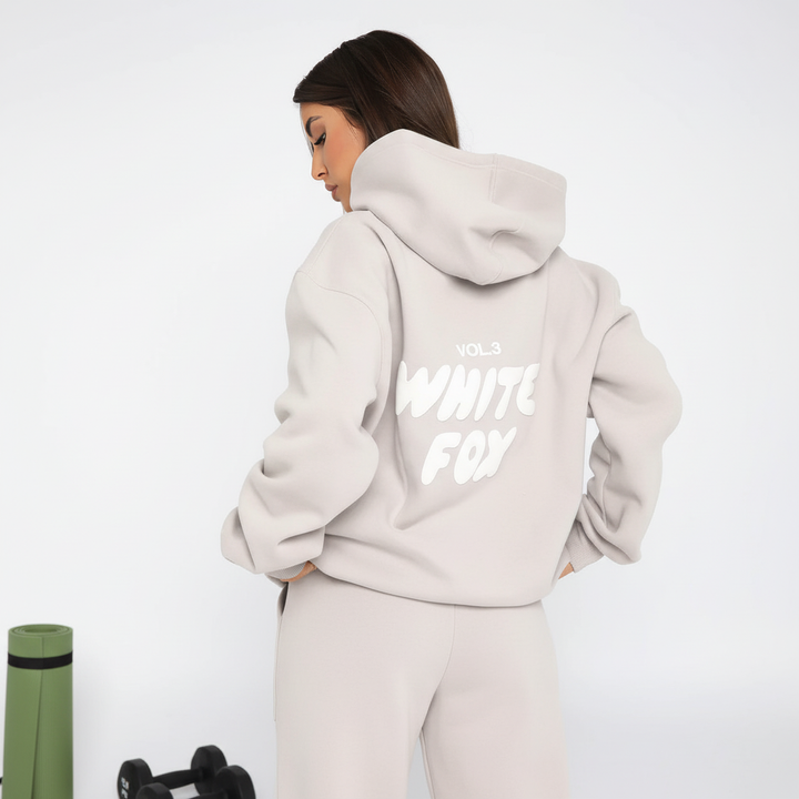 Women's Cotton Blend Tracksuit - Comfortable and Stylish Outfit