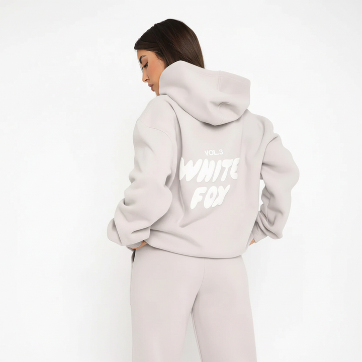 Women's Cotton Blend Tracksuit - Comfortable and Stylish Outfit