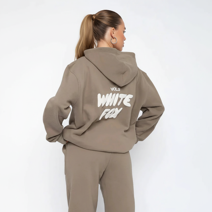 Women's Cotton Blend Tracksuit - Comfortable and Stylish Outfit