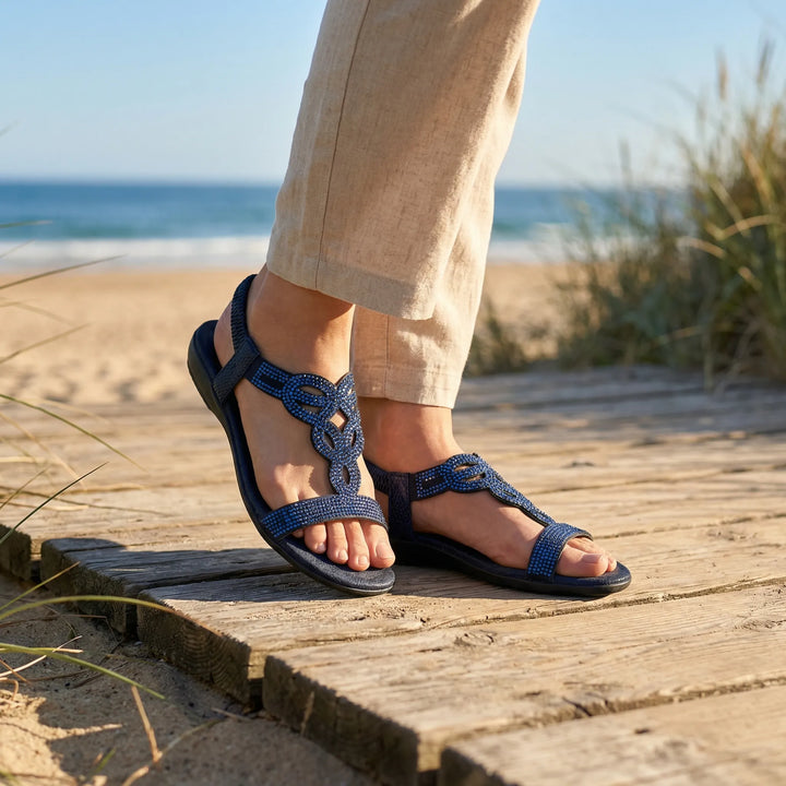 Kiana | Women's Sandal with Jewel Detail