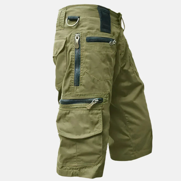 Men's Knee-Length Utility Cargo Shorts