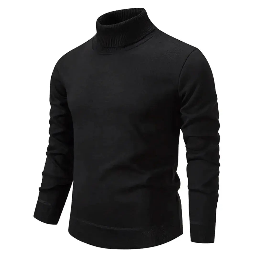 Men's Slim-Fit Turtleneck Long Sleeve Sweater