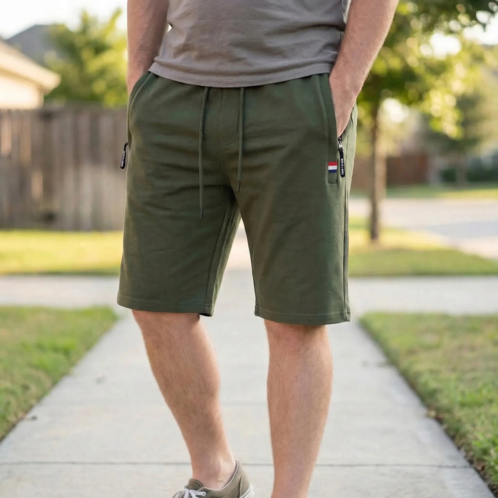Randy | Men's Casual Drawstring Waist Shorts