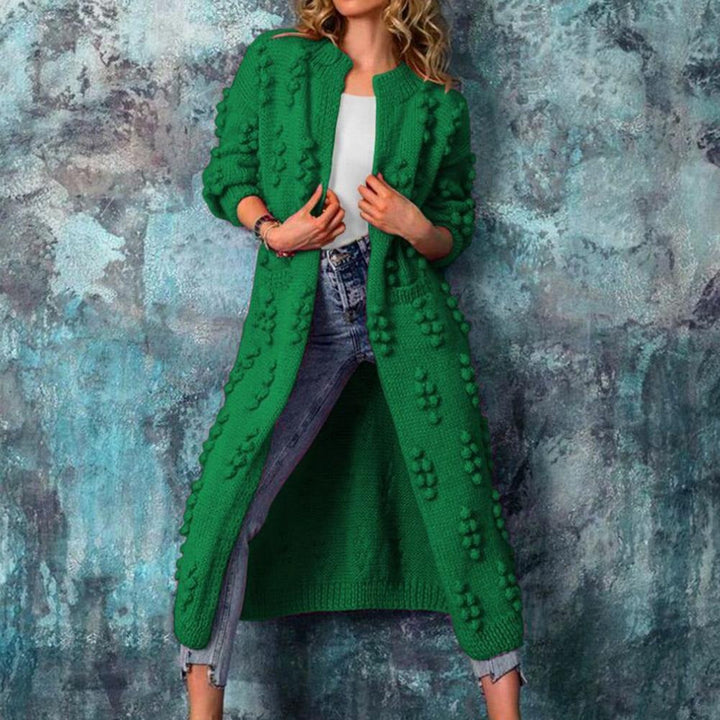 Women's Elegant Cozy Longline Trench Cardigan