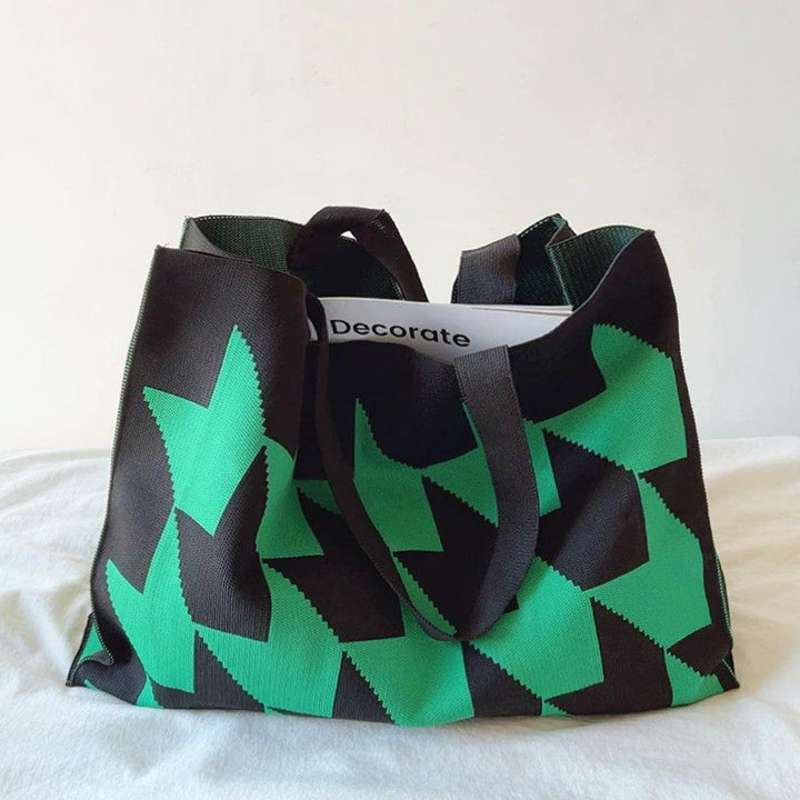 Women's Oversized Graphic Canvas Tote Bag