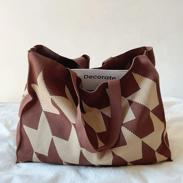 Women's Oversized Graphic Canvas Tote Bag