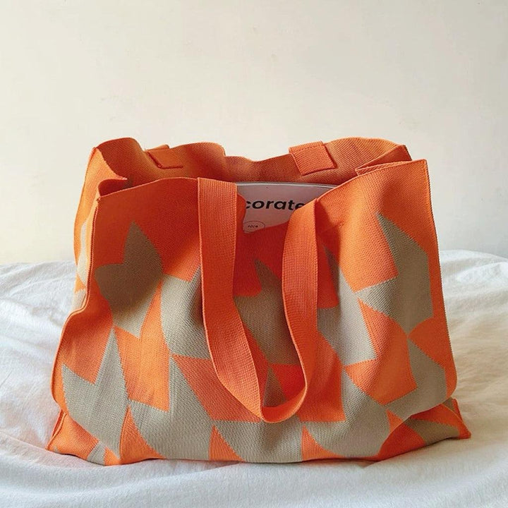 Women's Oversized Graphic Canvas Tote Bag