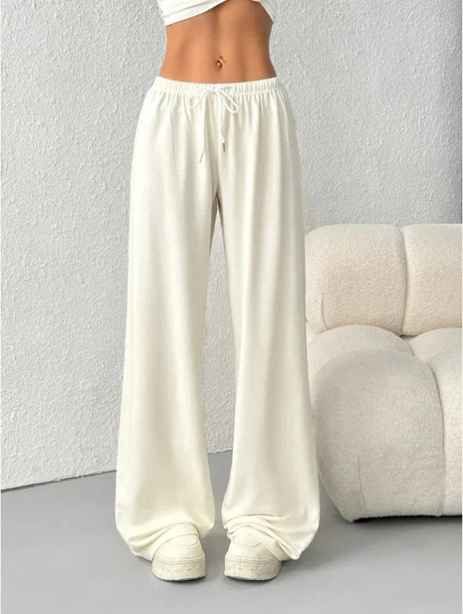 Women's Comfortable Modern Wide Leg Jogging Pants