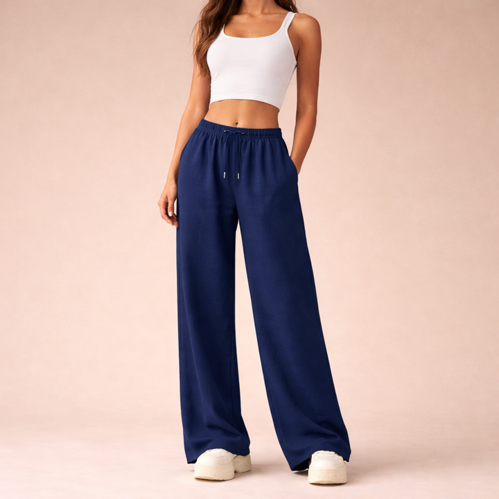 Women's Comfortable Modern Wide Leg Jogging Pants
