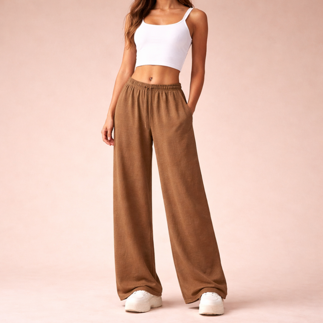Women's Comfortable Modern Wide Leg Jogging Pants