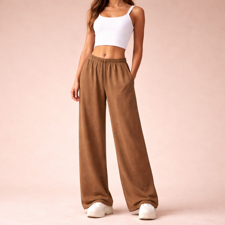 Women's Comfortable Modern Wide Leg Jogging Pants
