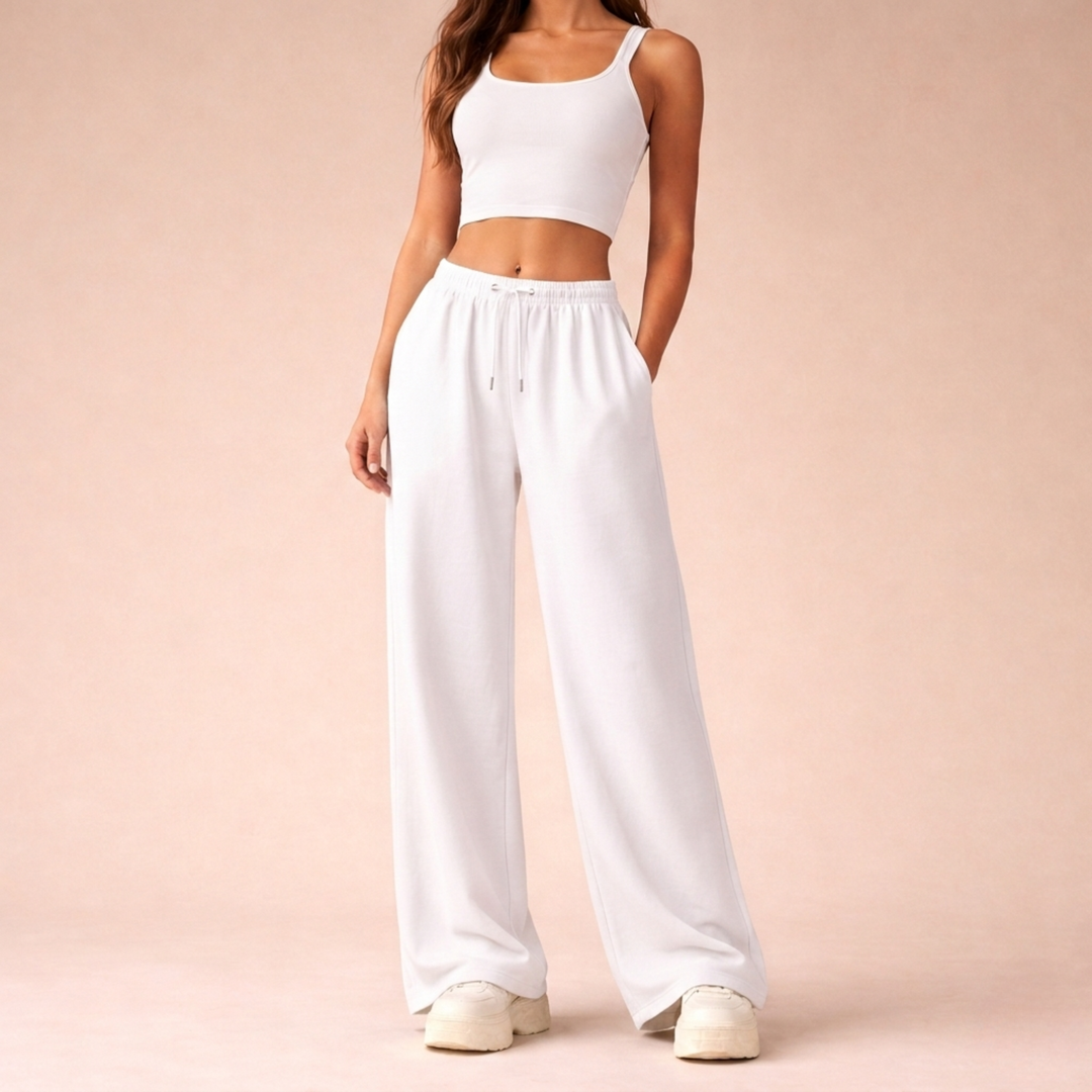Women's Comfortable Modern Wide Leg Jogging Pants