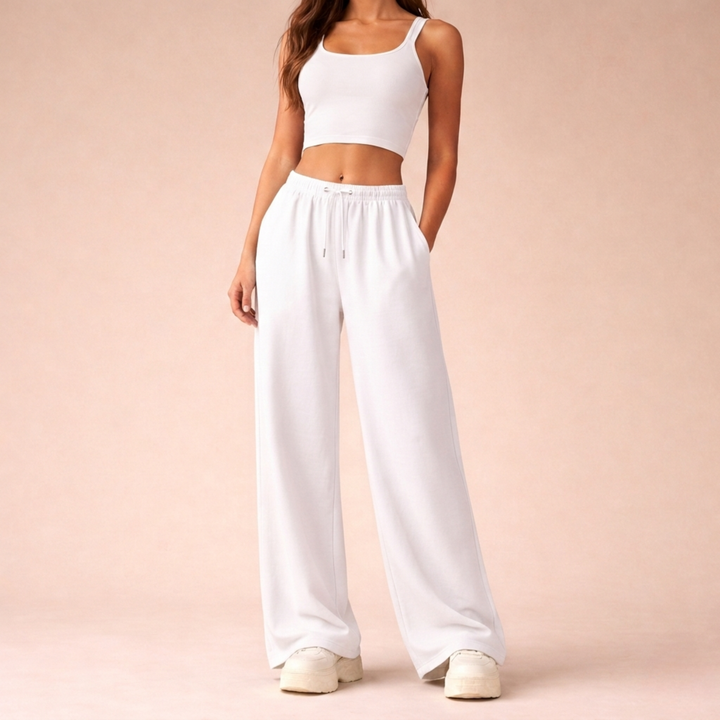 Women's Comfortable Modern Wide Leg Jogging Pants