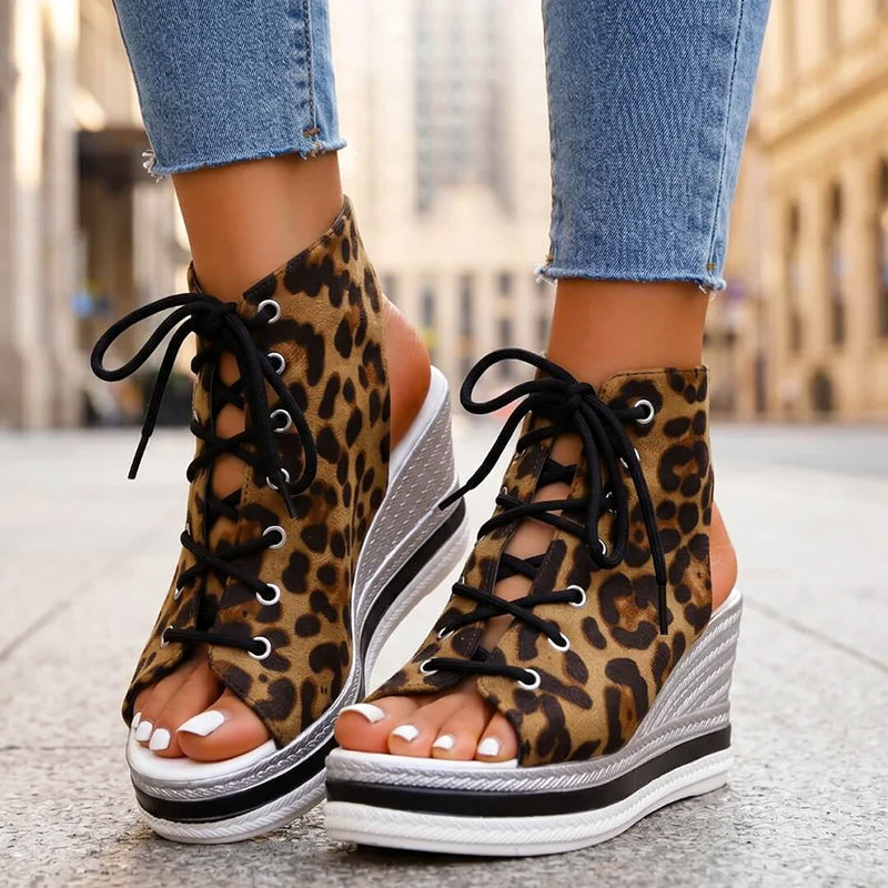 Emerie | Women's Lace-Up Wedge Sandals