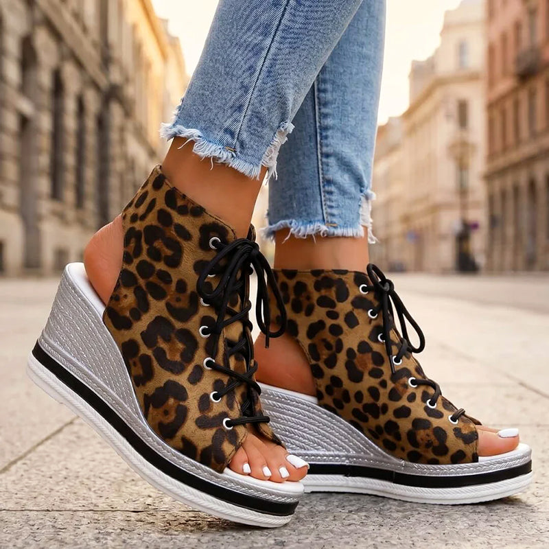 Emerie | Women's Lace-Up Wedge Sandals
